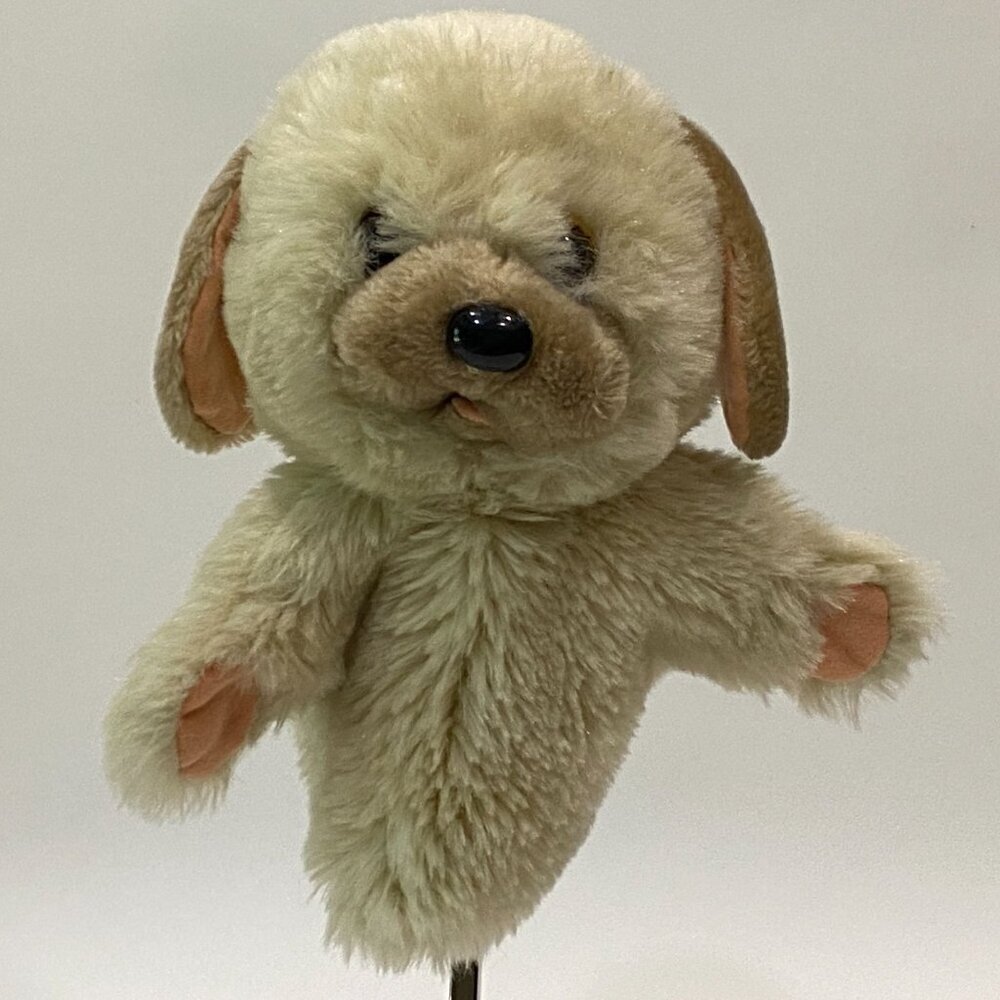 1985 Applause Dog Puppy Hand Puppet Plush Toy Little Beggar Wallace Berrie
